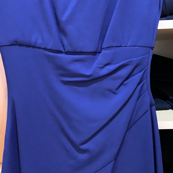 Diane von Furstenberg blue bodycon midi dress - Picture 3 of 5